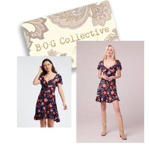 NWT $148 BOHO GYPSIE, B.O.G. Floral Dress